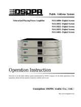 DSPPA MAG6806 Operation Instruction Manual