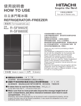 Hitachi R-SF8800E How To Use Manual