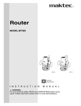 Maktec MT360 User manual