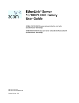 3com EtherLink 10/100 PCI NIC Series User manual