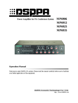 DSPPA MP6925 Operating instructions