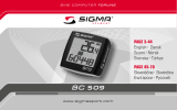 Sigma BC 509 User manual
