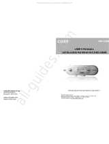 Coby MP-C838 - 128 MB Digital Player User manual