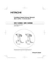 Hitachi WH 12DM2 Handling Instructions Manual