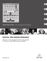 Behringer Digital Pro Mixer DDM4000 Quick start guide