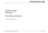 Porsche Home Energy Manager Operating Instructions Manual