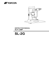 Topcon Slit Lamp SL-2G User manual