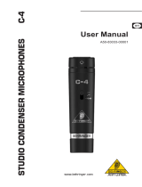 Behringer C-4 User manual