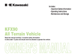 Kawasaki KFX90 2010 Owner's manual