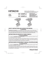 Hitachi Koki DV 18DBFL2 User manual