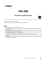 Yamaha HD-300 User guide