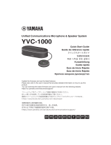 Yamaha YVC-1000 Quick start guide