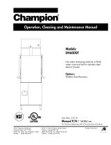 Champion DH6000T Operation, Cleaning And Maintenance Manual