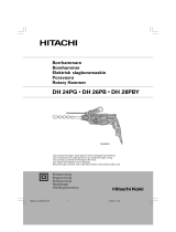 Hitachi DH 26PB User manual