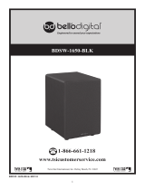 Twin-Star International Bell'O Digital BDSW-1650-BLK User manual
