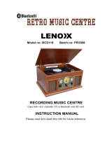 Lenoxx BCD118 User manual