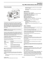 Edwards Signaling SuperDuct Four-Wire Smoke Sensor RJ-45 Version Installation guide