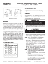 Edwards Signaling 5520 & 5521 Series Installation guide