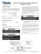 Edwards Signaling 94DDV2 Series Installation guide