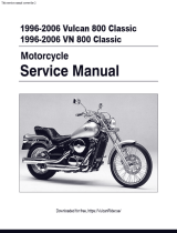 Kawasaki vn 800 classic User manual