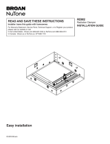 Broan RDM2 Installation guide