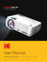 Kodak RODPJSX5P480 User manual