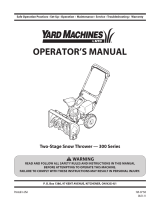 MTD 300 Series User manual