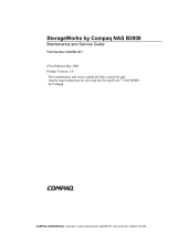 Compaq StorageWorks b2000 - NAS Maintenance And Service Manual