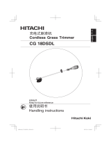 Hitachi CG 18DSDL Handling Instructions Manual