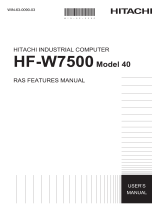 Hitachi HF-W7500 40 User manual