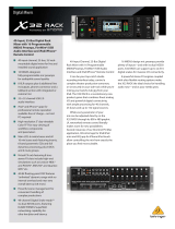 Behringer X32 DIGITAL MIXER Connections & Overview Manual