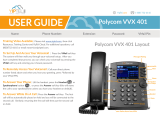 Polycom VVX 401 User manual