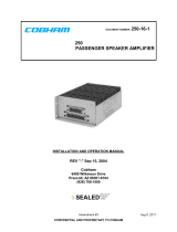 COBHAM Sailor 250 FleetBroadband Installation And Operation Instruction Manual