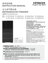 Hitachi R-XG480KH User manual