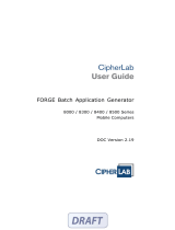 CipherLab 8300 User manual