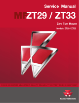 MASSEY FERGUSON ZT29 User manual