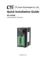CTC Union IFC-CCF40 Quick Installation Manual