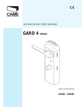 CAME GARD 4 SERIES Owner's manual