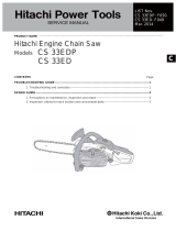 Hitachi CS 33ED User manual