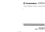 Commodore AMIGA 1081 User manual