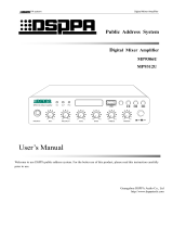 DSPPA MP9306U User manual