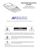 AmpliVox SL1039 Operating Instructions Manual