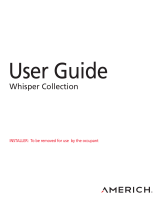 AMERICH Whisper Collection User manual