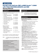 Advantech PCI-6873 Startup Manual