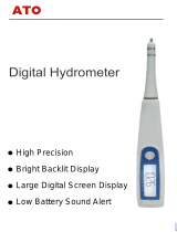 ATO Digital Hydrometer Operating instructions