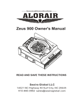 AlorAir Zeus 900 Owner's manual