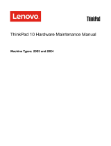Lenovo ThinkPad 10 Hardware Maintenance Manual