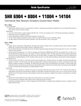 Fantech SHR 6904 User manual