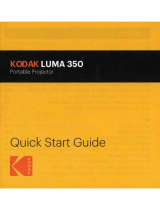 Kodak LUMA 350 Quick start guide