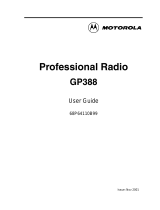 Motorola GP388 Series User manual